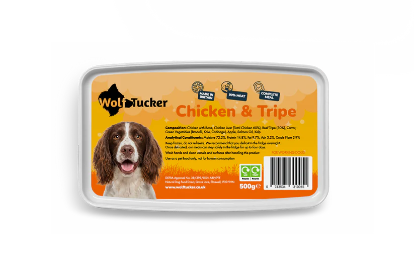 Wolf Tucker Chicken & Tripe 500g