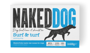 Raw Dog Food Naked Dog Surf & Turf Kingston upon Thames Dog Food Raw Barf Diet Meaty Bones