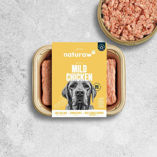 Naturaw Raw Dog Food Mild Chicken 500g