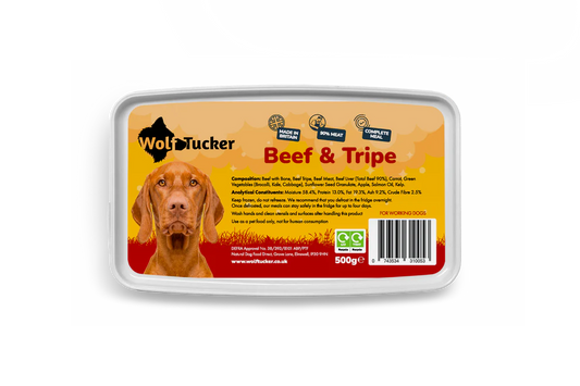 Wolf Tucker Beef & Tripe Meal 500g
