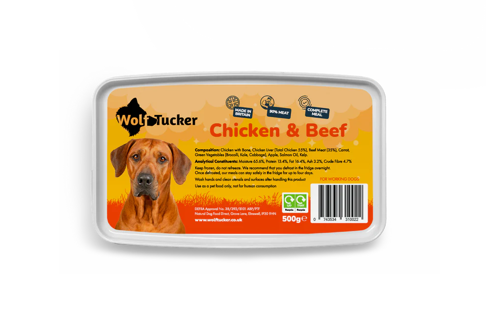 Wolf Tucker Chicken & Beef Meal 500g