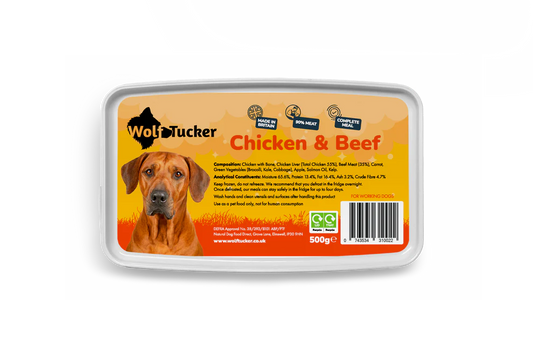 Wolf Tucker Chicken & Beef Meal 500g