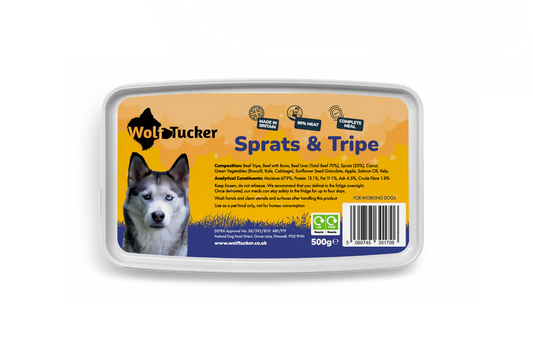 Wolf Tucker Sprats & Tripe 500g