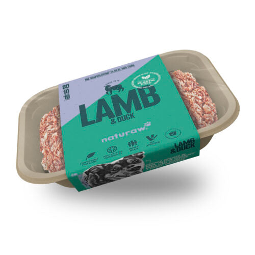 Naturaw Raw Dog Food Lamb and Duck 500g