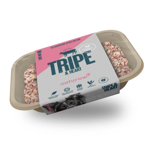 Naturaw Raw Dog Food Tripe and Heart 500g